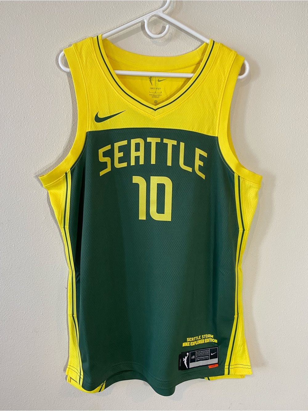 Nike Sue Bird Seattle Storm Jersey Explorer Edition $100 - Large